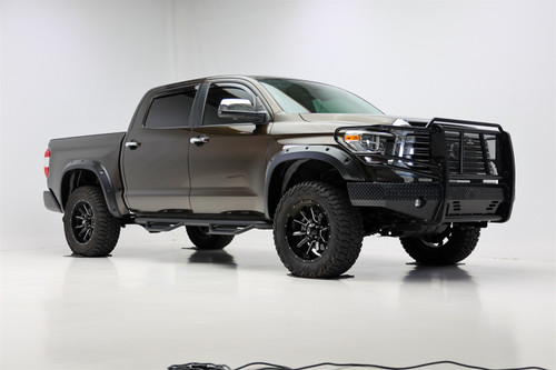 Bushwacker 38607-08 - 14-21 Toyota Tundra Forge Style Pocket/Rivet Flares 4pc - Black