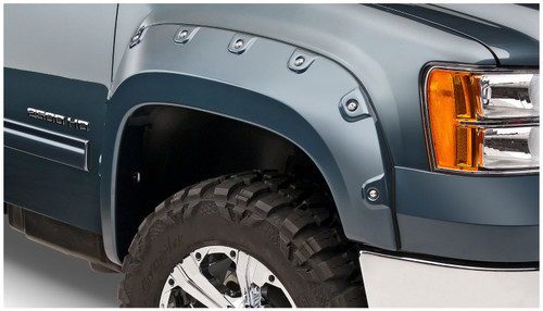 Bushwacker 40943-02 - 07-10 GMC Sierra 3500 Fleetside Boss Pocket Style Flares 4pc Excludes Dually - Black
