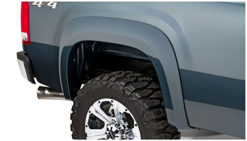 Bushwacker 40952-02 - 07-13 GMC Sierra 1500 Fleetside Extend-A-Fender Style Flares 4pc 78.7/97.6in Bed - Black