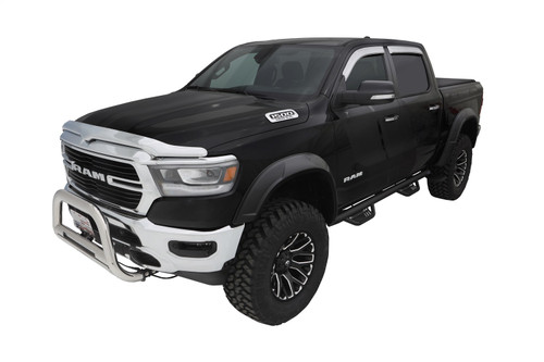 Bushwacker 50932-02 - DRT Style Fender Flares; Front and Rear 2010-2018 Ram 1500, 2019-2022 Ram 1500 Classic (Excludes Rebel Models)