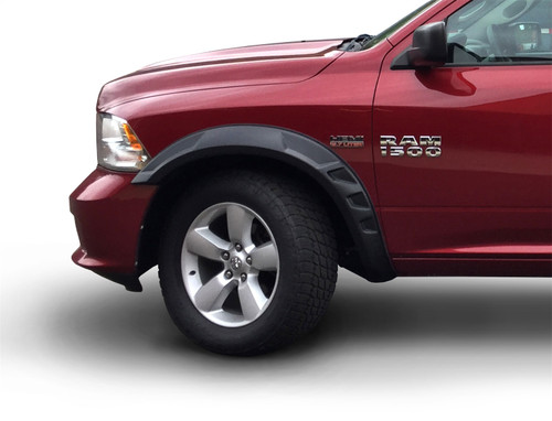 Bushwacker 50932-02 - DRT Style Fender Flares; Front and Rear 2010-2018 Ram 1500, 2019-2022 Ram 1500 Classic (Excludes Rebel Models)