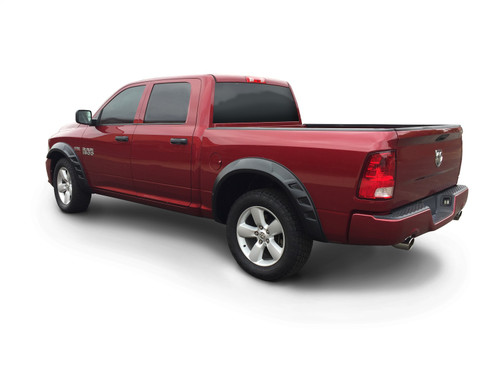 Bushwacker 50932-02 - DRT Style Fender Flares; Front and Rear 2010-2018 Ram 1500, 2019-2022 Ram 1500 Classic (Excludes Rebel Models)