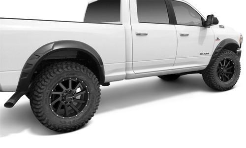 Bushwacker 50938-02 - DRT Style Fender Flares; Front and Rear for 19-23 Ram 2500/3500