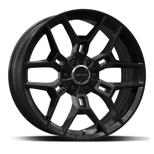 Carroll Shelby Wheels CS45-295512-B - CS45 - 20 x 9 in. - 12mm Offset - Gloss Black