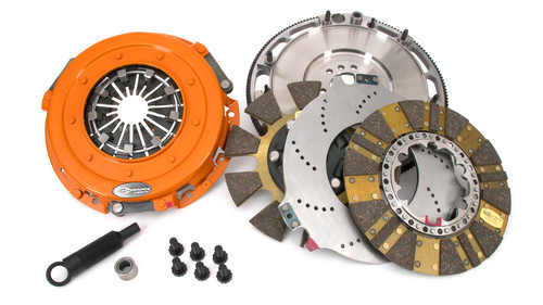 Centerforce 413614820 - DYAD ? DS 10.4, Multi-Disc Clutch and Flywheel Kit, 48.20 lbs, 168 Tooth Gear, 0 in/oz Internally Balanced, 6 Bolt Crank, 1300 ft/lbs Capacity, 10.4in Dia., 26-Spline, Fits Chevrolet/GMC Cars and Trucks 8 Cyl