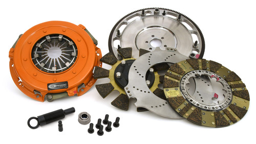 Centerforce 413115750 - DYAD ? DS 10.4, Multi-Disc Clutch and Flywheel Kit, 157 Tooth Gear, 50.0 in/oz Externally Balanced, 6 Bolt Crank, 1300 ft/lbs Capacity, 10.4in Dia., 26-Spline, Fits Ford Mustang 5.0L