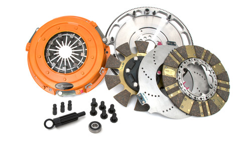 Centerforce 413714842 - DYAD ? DS 10.4, Multi-Disc Clutch and Flywheel Kit, 46.50 lbs, 168 Tooth Gear, 0 in/oz Internally Balanced, 6 Bolt Crank, 1300 ft/lbs Capacity, 10.4in Dia., 10-Spline, Fits Chevrolet/GMC Trucks 6.0L