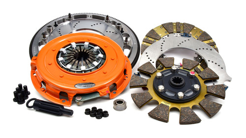 Centerforce 413754880 - DYAD ? DS 10.4, Multi-Disc Clutch and Flywheel Kit, 51.55 lbs, 184 Tooth Gear, 6 Bolt Crank, 1300 ft/lbs Capacity, 10.4in Dia., 10-Spline, Fits Ford Cars 7.0L