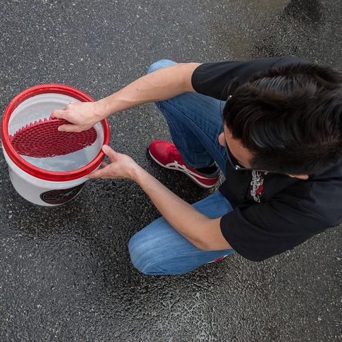 Chemical Guys DIRTTRAP02 - Cyclone Dirt Trap Car Wash Bucket Insert - Red