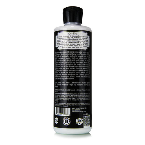 Chemical Guys TVD_201_16 - Natural Shine Satin Dressing - 16oz