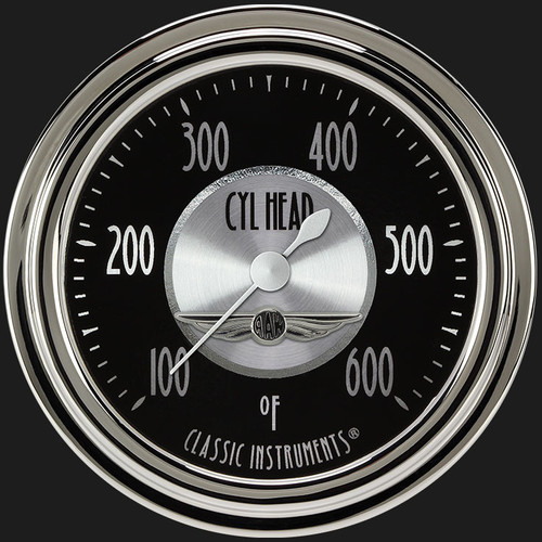 Classic Instruments AT397SLC - All American Tradition 2 5/8" Cylinder Head Temp. Gauge