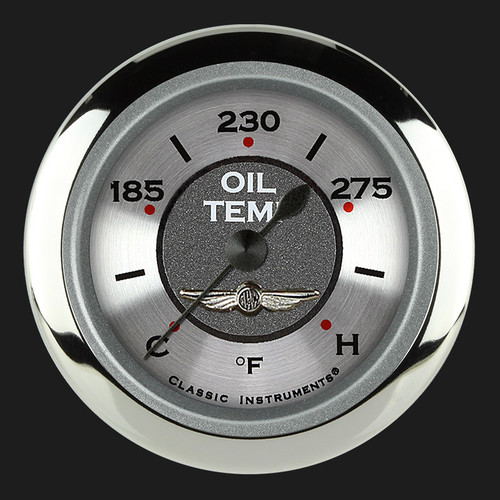 Classic Instruments AW128SRC - All American 2 1/8" Oil Temperature Gauge