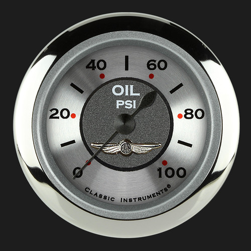 Classic Instruments AW181SRC - All American 2 1/8" Oil Pressure Gauge