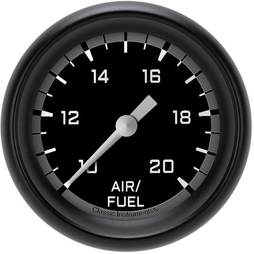 Classic Instruments AX394GBPF - Autocross Gray 2 5/8" Air Fuel Ratio Gauge