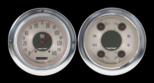 Classic Instruments CT54AN52 - All American Nickel 1954-55 Chevy Truck Package