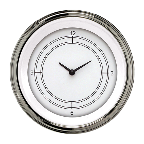 Classic Instruments CW93SLF - Classic White 3 3/8" Clock