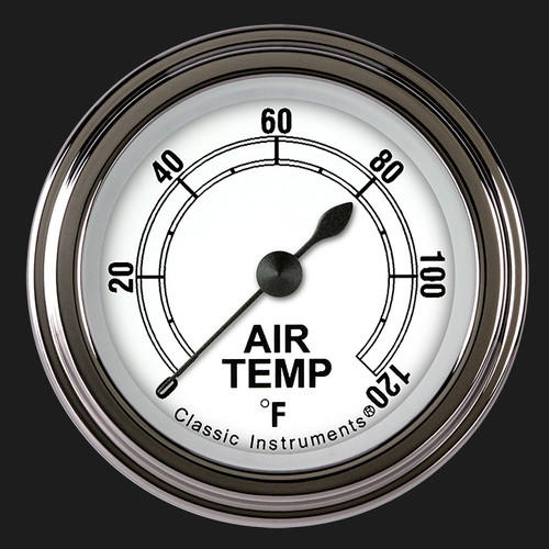 Classic Instruments CW199SLF - Classic White 2 1/8" Outside Air Temp. Gauge