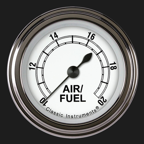 Classic Instruments CW194SLF - Classic White 2 1/8" Air Fuel Ratio Gauge