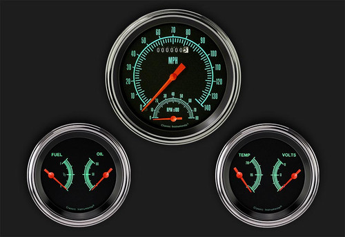 Classic Instruments GS61SLC - G STOCK 5INSPEEDTACH, 2 - 3IN DUALS-GM