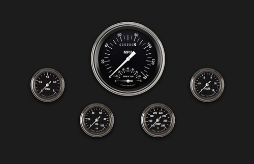 Classic Instruments HR165SLF - Hot Rod Five Gauge Set 165