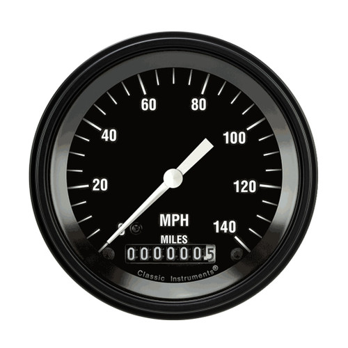 Classic Instruments HR55BLF - HOT ROD 3IN SPEEDO 140 MPH