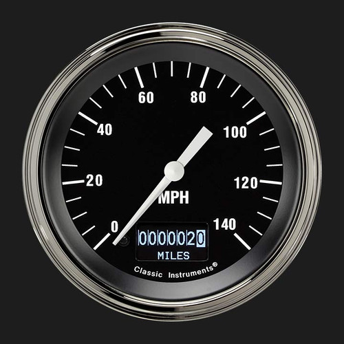 Classic Instruments HR55DSLF - Hot Rod 3 3/8" Speedometer with Information Screen