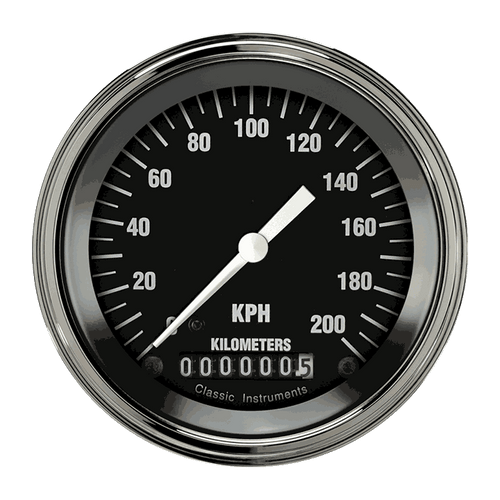 Classic Instruments HR59SLF - Hot Rod 3 3/8" Speedometer