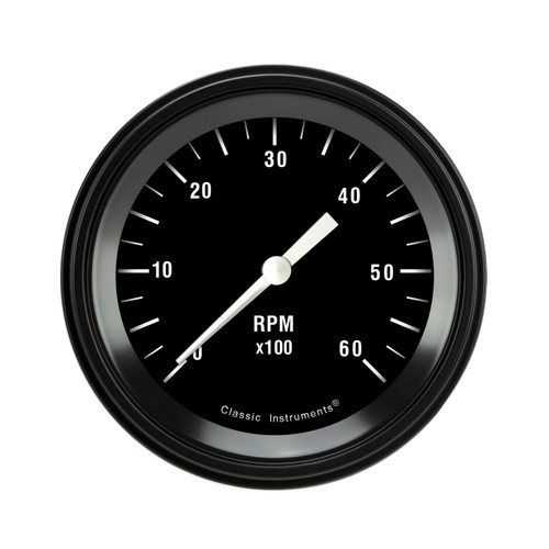 Classic Instruments HR60BLF - HOT ROD 3IN TACH 6000 RPM