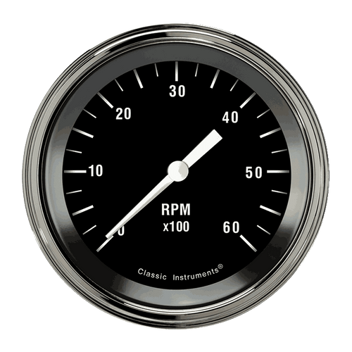 Classic Instruments HR60SLC - HOT ROD 3IN TACH 6000 RPM