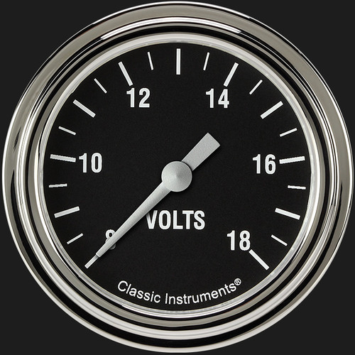 Classic Instruments HR330SLF - Hot Rod 2 5/8" Voltage Gauge