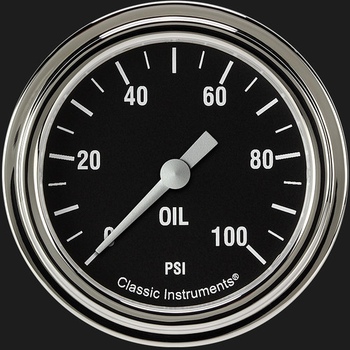 Classic Instruments HR381SLF - Hot Rod 2 5/8" Oil Pressure Gauge