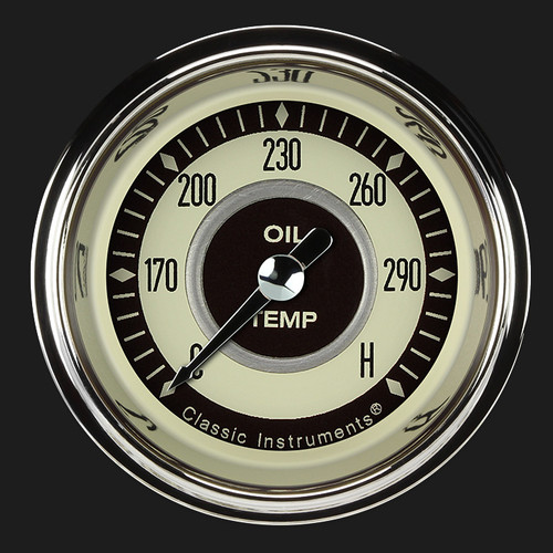 Classic Instruments NT128SHC - Nostalgia VT 2 1/8" Oil Temperature Gauge