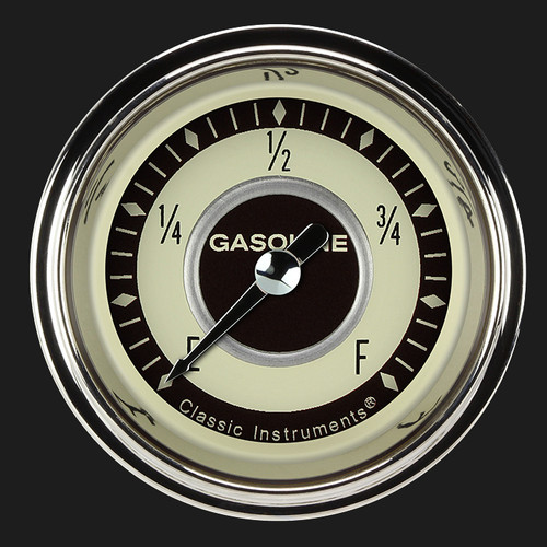 Classic Instruments NT109SHC - Nostalgia VT 2 1/8" Fuel Gauge