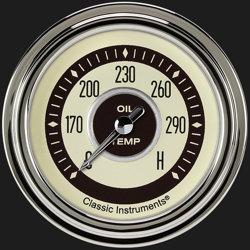 Classic Instruments NT328SLC - Nostalgia VT 2 5/8" Oil Temperature Gauge