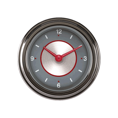 Classic Instruments SS90SLF - Silver Series 2 1/8" Clock