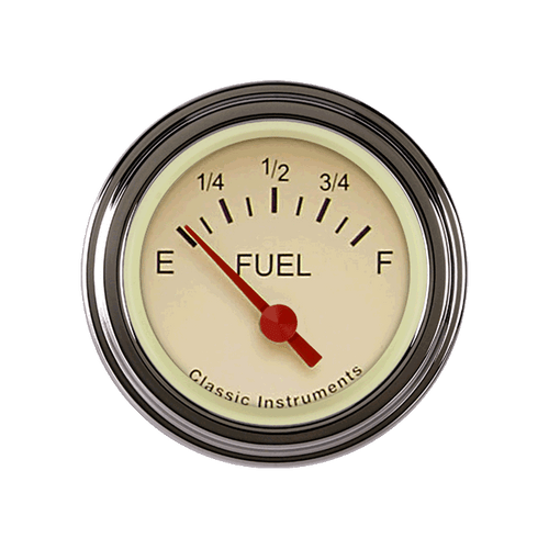Classic Instruments TE14TSLC - TETRA 2IN TAN FUEL 0-30