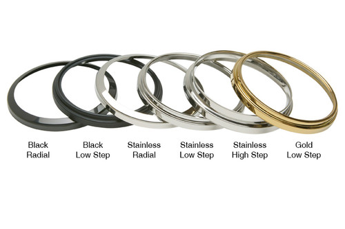 Classic Instruments V8RS146SHC - V8 Red Steelie 2 1/8" Fuel Pressure Gauge, 100 psi