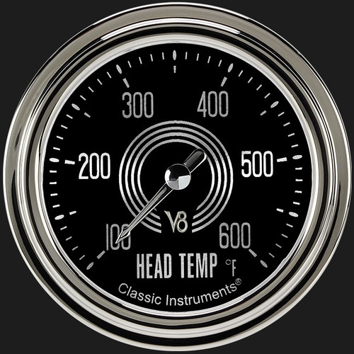 Classic Instruments V8SR397SLC - V8 Speedster 2 5/8" Cylinder Head Temp. Gauge