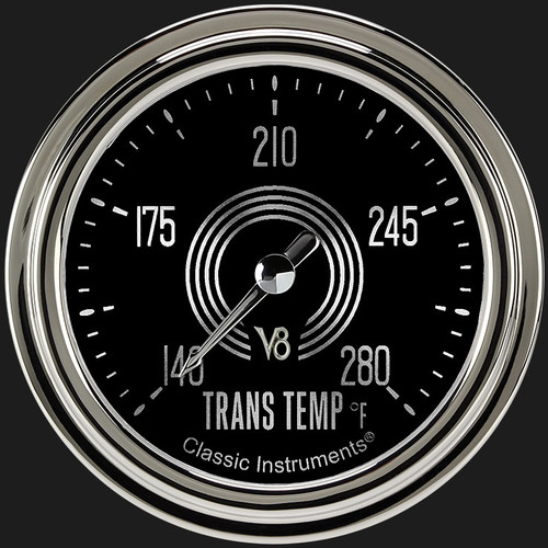 Classic Instruments V8SR327SLC - V8 Speedster 2 5/8" Transmission Temperature Gauge