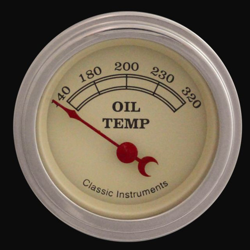 Classic Instruments VT28SLF - Vintage 2 1/8" Oil Temp