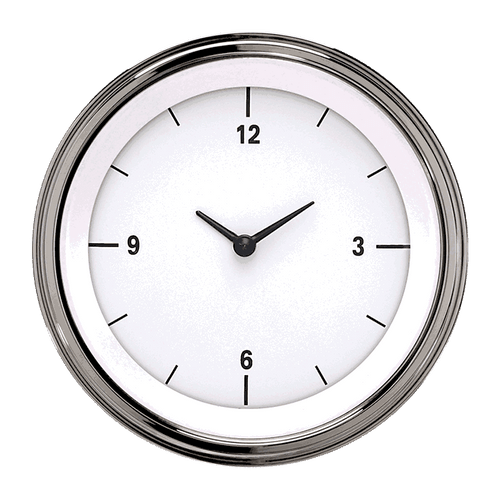 Classic Instruments WH93SLC - WHITE HOT 3IN CLOCK W RESET