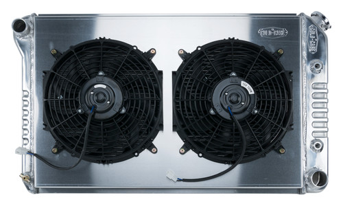 Cold Case Radiators GMG544AK - 78-88 GM G-Body Aluminum Radiator And 12 Inch Dual Fan Kit AT (exc. GN)