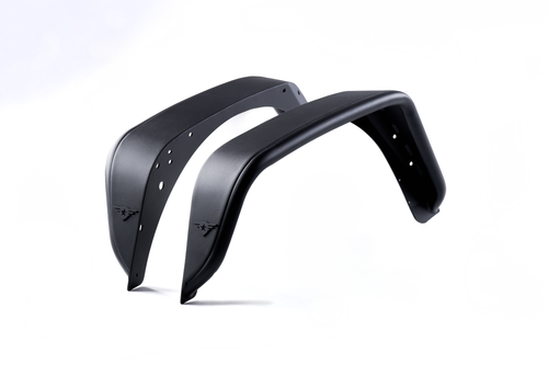 Combat Off Road 15-1079 - Jeep JK/JKU Black Aluminum Fenders Rear Pair Combat Offroad