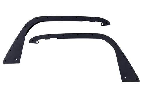 Combat Off Road 35-1076 - Jeep JT Gladiator Black Aluminum Fenders Front Pair Combat Offroad