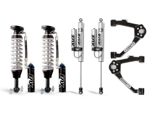 Cognito 210-P1012 - 3-Inch Elite Leveling Kit with Fox FSRR Shocks for 07-18 Silverado/Sierra 1500 2WD/4WD With OEM Cast Steel Control Arms