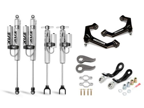 Cognito 110-P0926 - 3-Inch Premier Leveling Kit with Fox PSRR 2.0 Shocks for 11-19 Silverado/Sierra 2500/3500 2WD/4WD