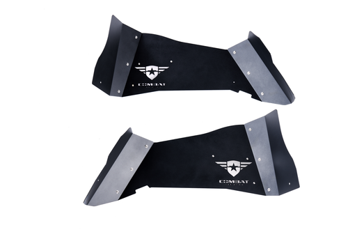 Combat Off Road 15-1069 - Jeep JK/JKU Aluminum Inner Fender Liners Rear Pair Combat Offroad