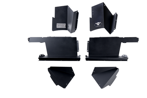 Combat Off Road 35-1069 - Jeep JT Gladiator Aluminum Inner Fender Liners Rear Pair Combat Offroad