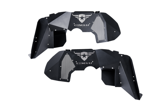 Combat Off Road 35-1066 - Jeep JT Gladiator Aluminum Inner Fender Liners Front Pair Combat Offroad