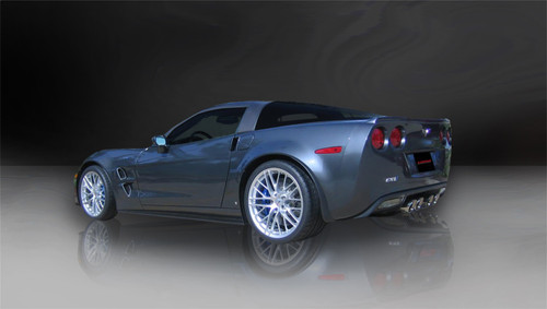 Corsa Performance 14164CB3 - 3.0 Inch Cat-Back Sport Dual Exhaust Twin 4.0 Inch Polished Tips 12-13 Corvette Z06 7.0L / ZR1 6.2L Stainless Steel  Performance